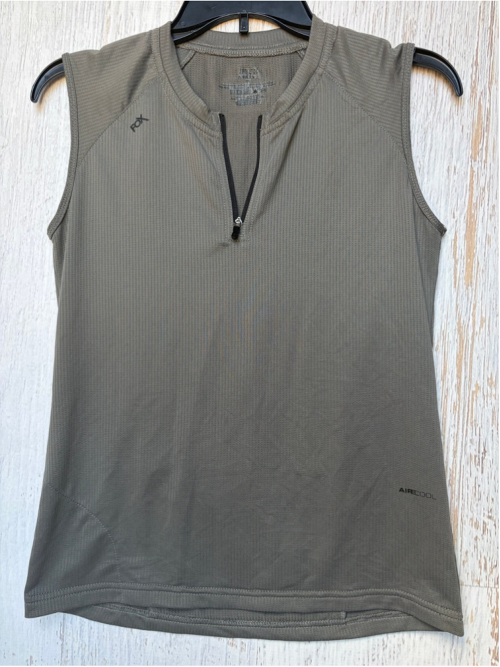 Men's Fox AirCool Sleeveless Cycling Jersey Size M Grey